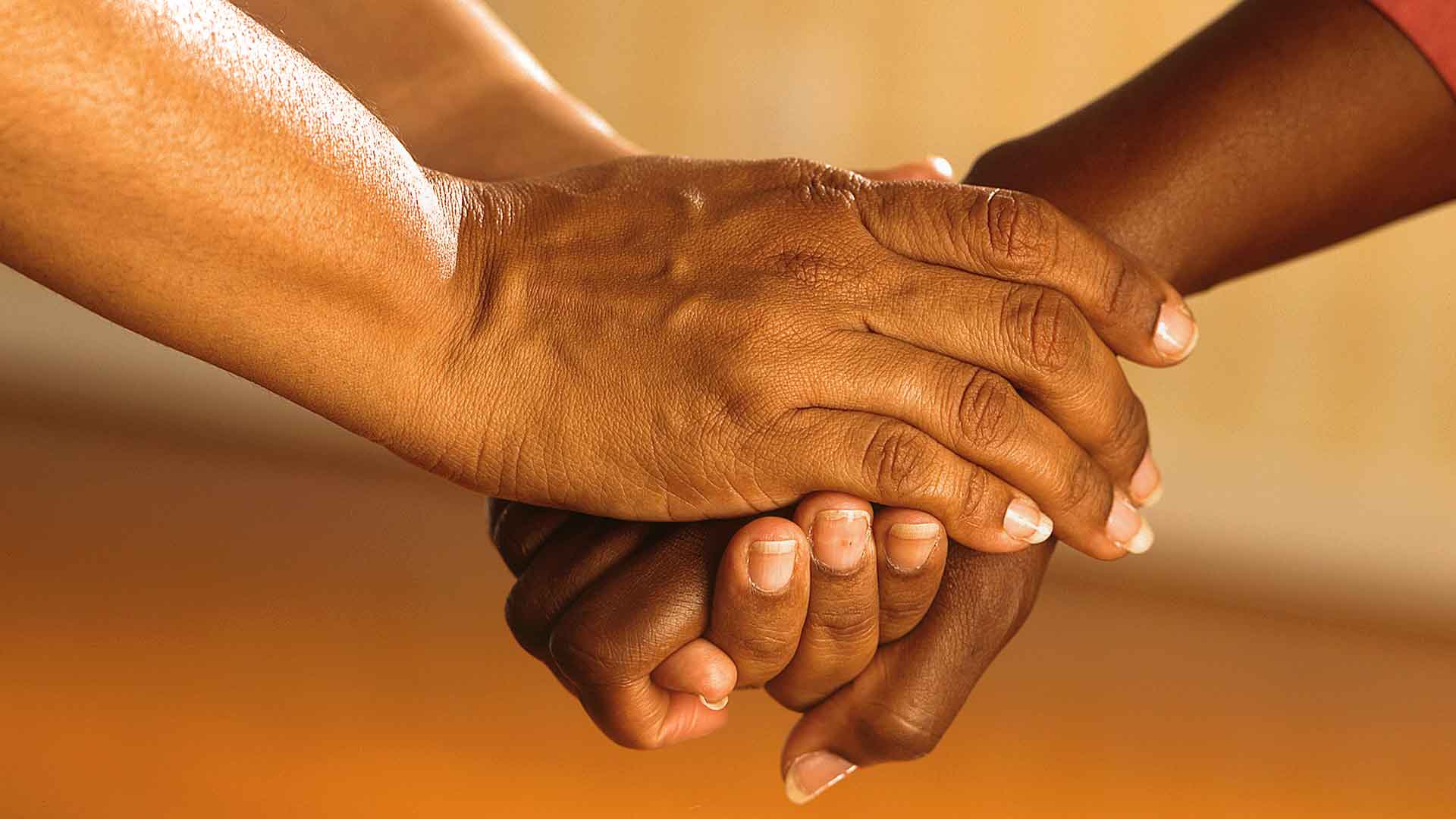 Holding hands for compassion